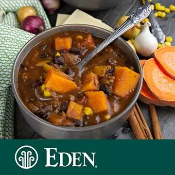 Eden Organic Black Beans, 15 oz Can (12-Pack Case), No Salt Added, Non-GMO, U.S Grown, Heat and Serve, Macrobiotic, Turtle Beans, Frijol Negro, Caviar Criollo