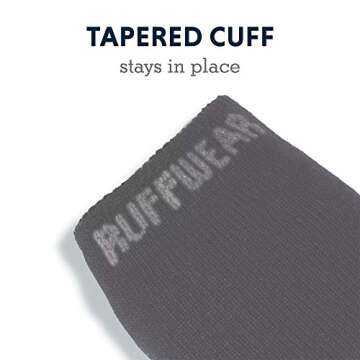 Ruffwear, Bark'n Boot Liners Stretch Socks for Dog Boots, Twilight Gray, 3.00 in/ 3.25 in