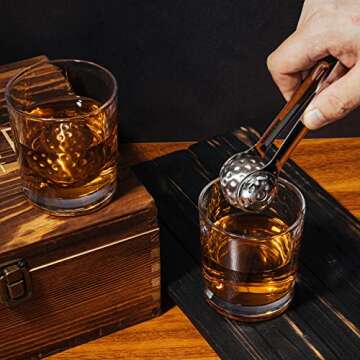 Golf Gifts for Him Whiskey Glasses in Gift Box