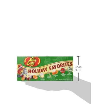 (Set/2) Jelly Belly Christmas Holiday Favorite Flavored Candy Beans Gift Box,8.5 oz
