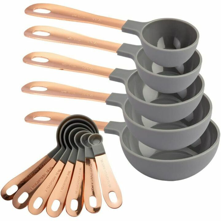 Colorful 12 PC Measuring Cups & Spoons Set