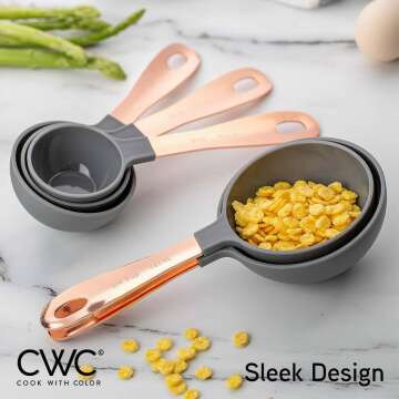 Colorful 12 PC Measuring Cups & Spoons Set