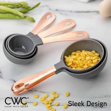 Colorful 12 PC Measuring Cups & Spoons Set