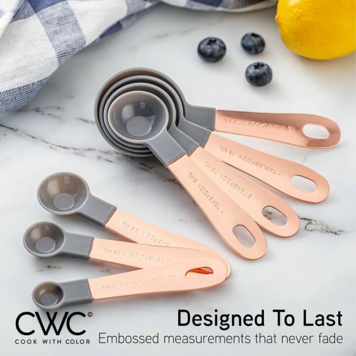 Colorful 12 PC Measuring Cups & Spoons Set