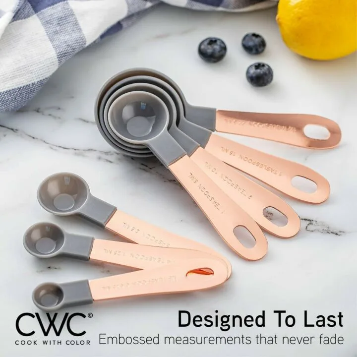 Colorful 12 PC Measuring Cups & Spoons Set