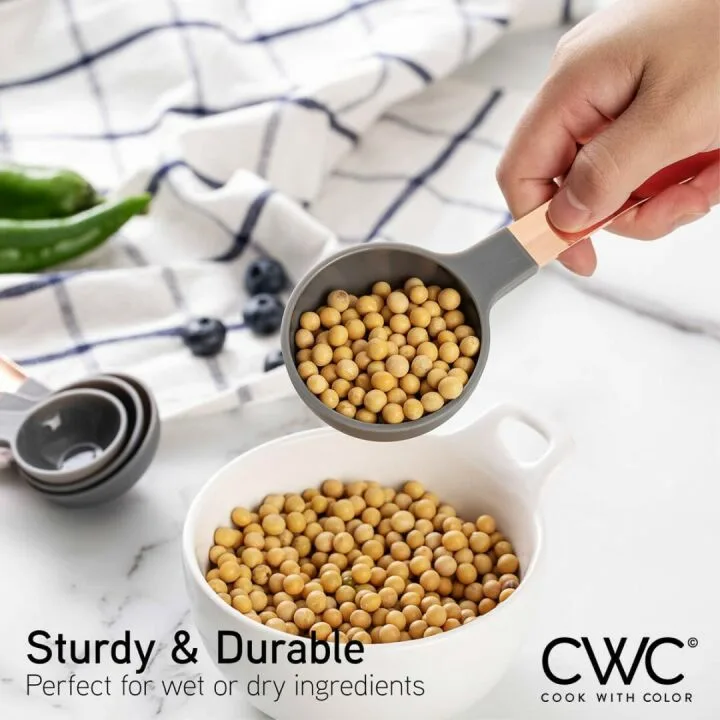 Colorful 12 PC Measuring Cups & Spoons Set