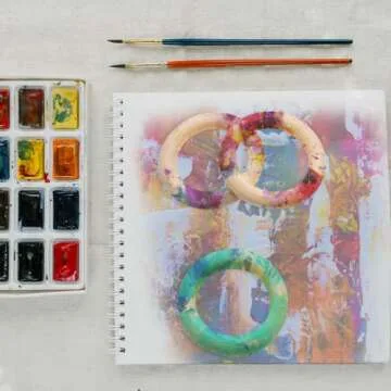 Hitefu Unfinished Wood Rings for Creative DIY Crafting