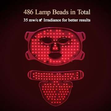 MEGELIN LED Light Therapy Face & Neck Mask - 7 Colors