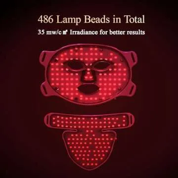 MEGELIN LED Light Therapy Face & Neck Mask - 7 Colors