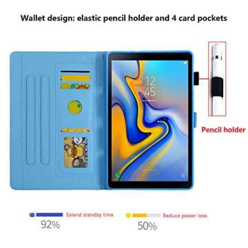 UUcovers 8.0 Case for Samsung Galaxy Tab A 2019 with Pencil Holder