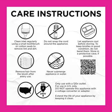 Bed Head One Step Volumizer and Hair Dryer | Dry, Straighten, Texture, Style in One Step (Purple)