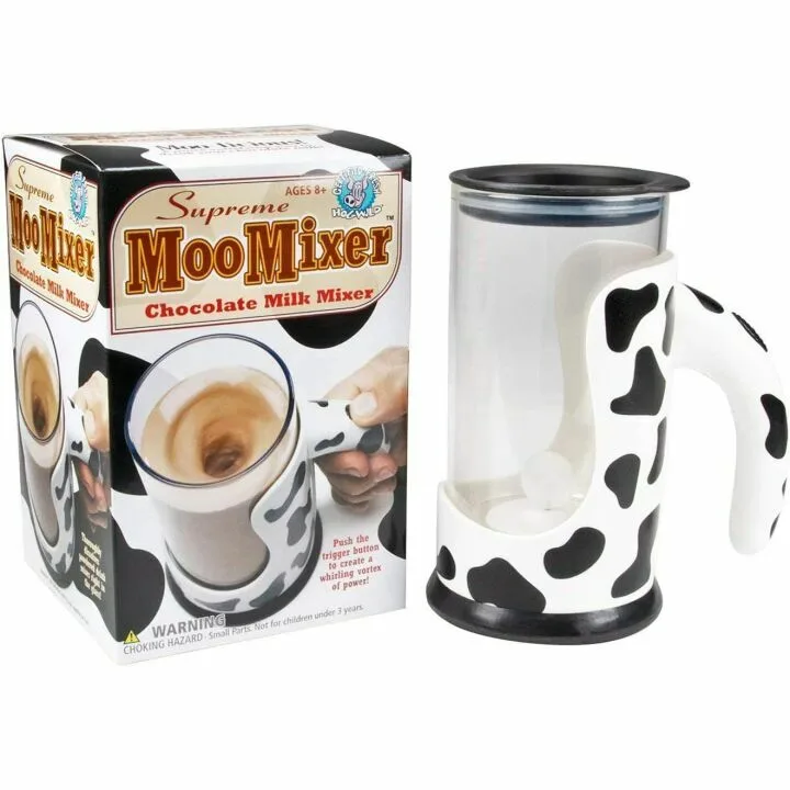 Self-Mixing Chocolate Milk Cup - Hog Wild Moo Mixer