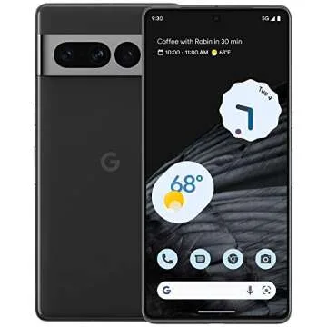 Google Pixel 7 Pro 5G Unlocked Smartphone, 128GB, Obsidian