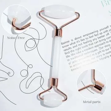 Jade Facial Roller & Gua Sha Set for Relaxation