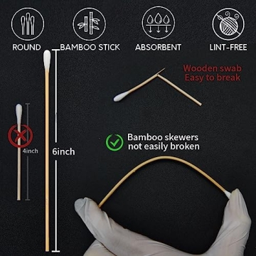 Comprehensive Gun Cleaning Supplies Kit: 300 Patches & 200 Swabs