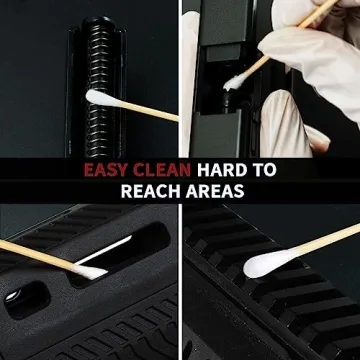 Comprehensive Gun Cleaning Supplies Kit: 300 Patches & 200 Swabs