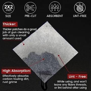 Comprehensive Gun Cleaning Supplies Kit: 300 Patches & 200 Swabs