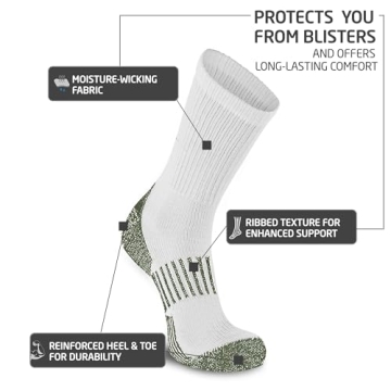 HOT FEET Breathable Wool Socks for Men & Women