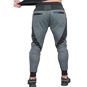 Stylish MECH-ENG Men's Gym Joggers for Workout and Casual Wear