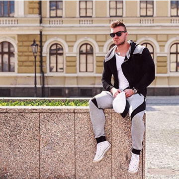 Stylish MECH-ENG Men's Gym Joggers for Workout and Casual Wear