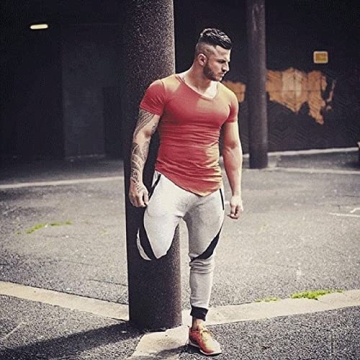Stylish MECH-ENG Men's Gym Joggers for Workout and Casual Wear
