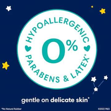 Pampers Overnight Diapers - Swaddlers Overnights - Size 5, 50 Count, Disposable Baby Diaper, Night Time Leak and Skin Protection