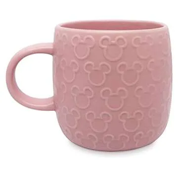 Disney Mickey Mouse Raised Icon Mug – Pink for Enthusiasts