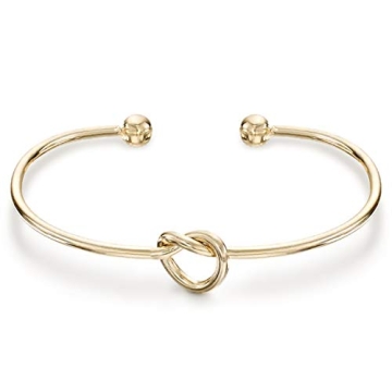 PAVOI 14K Gold Plated Love Knot Infinity Bracelet for Women - Adjustable & Sustainable