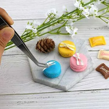 AIEX 14 Piece Cake Decorating Brushes Biscuit Decorating Tools Cake Decorating Brush Straight and Curved Cakes Pastry Biscuit Baking Tools