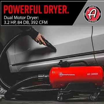 Powerful Adam's Air Cannon Car Dryer for Safe Car Drying