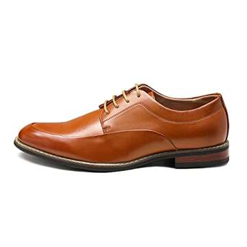 Bruno Marc Men's Dress Shoes Formal Oxfords Prime-1 Brown 12 M US