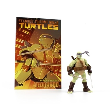Teenage Mutant Ninja Turtles BST AXN v2 IDW Inspired Leonardo 5-inch Action Figure & Limited Edition...