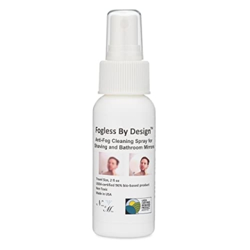 Fogless By Design Bathroom Mirror Anti-Fog Spray, 2 fl. oz Travel Size