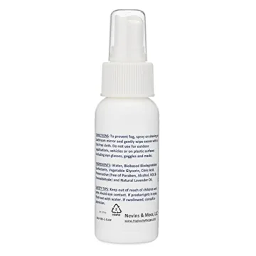 Fogless Bathroom Mirror Anti-Fog Spray for Clarity
