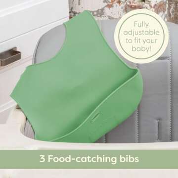 UpwardBaby Silicone Baby Feeding Set - 6-12 Months