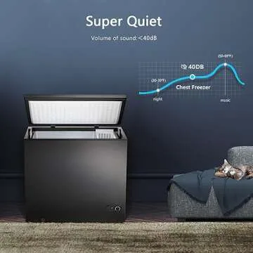 R.W.FLAME 7.0 Cubic Feet Chest Freezer with Basket