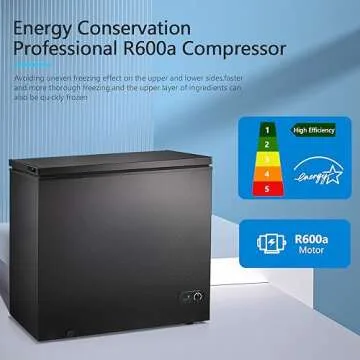 R.W.FLAME 7.0 Cubic Feet Chest Freezer with Basket