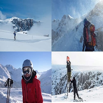 SILENTCARE Men's Warm Snow Boots, Fur Lined Waterproof Winter Shoes, Anti-Slip Lightweight Ankle Boot (7 M US, Black)