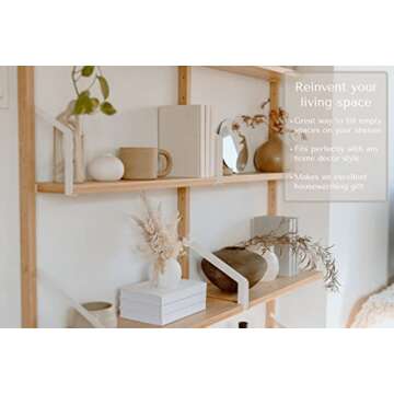 Kigan Home Linen Covered Decorative Books, Set of 3 (Sandy Beige) - Neutral Fabric Decorative Books for Boho Home Décor, Shelves, Fireplace Mantel, Coffee Table, Console/Bedside Table