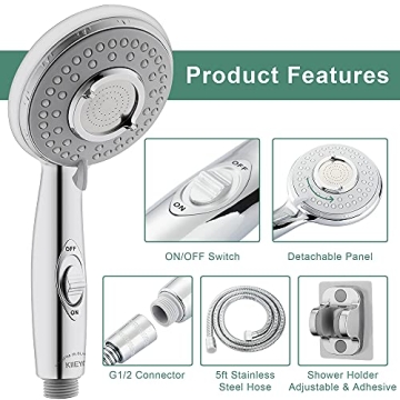 KLLEYNA Shower Head Sink-Faucet Hose Sprayer for Bathing Pets & Babies