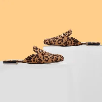 Stylish MUSSHOE Mules for Women Comfortable Slip-On Flats