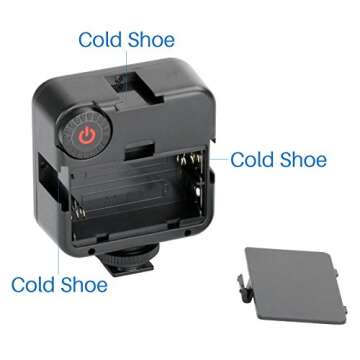 Ulanzi Ultra Bright LED Video Light for DSLR Cameras and Gimbals