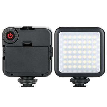 Ulanzi Ultra Bright LED Video Light for DSLR Cameras and Gimbals