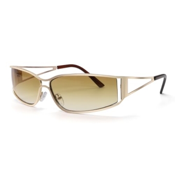 BOTEN Y2K Sunglasses - Fashion Metal Frames for Women, Trendy 2000s Style