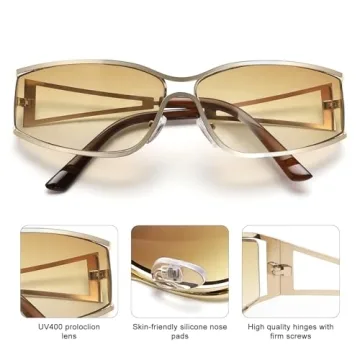 BOTEN Y2K Sunglasses for Women, Trendy 2000s Accessories