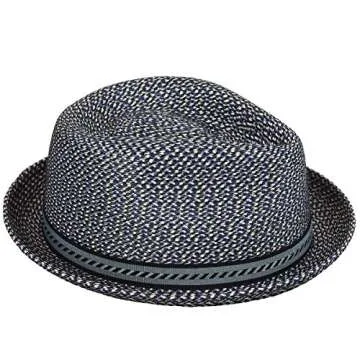 Bailey Mannes Braided Trilby Navy Multi - XX-Large
