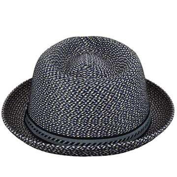 Bailey Mannes Braided Trilby Navy Multi - XX-Large