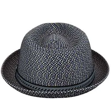 Bailey Mannes Braided Trilby Navy Multi - XX-Large
