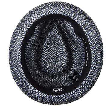 Bailey Mannes Braided Trilby Navy Multi - XX-Large