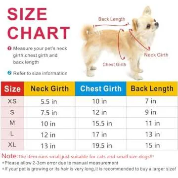 Stylish Pet Dog Cat Coat with Insulation - Ideal for Small Pets